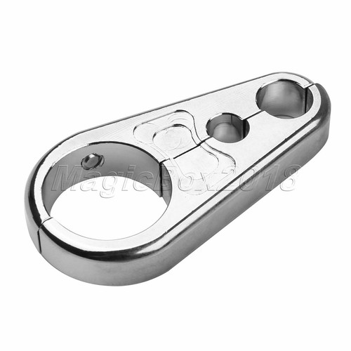 Motorcycle 1" Handlebar Brake Clutch Frame Cable Clamp Clips CNC for F650GS 2012 - Picture 2 of 10