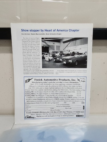 JOURNEY WITH OLDS JWO MAY 2001 RARE HARD TO FIND COPY - Picture 2 of 2