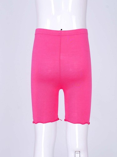 Kids Girls Shorts Running Pants Yoga Undershorts Bike Jogger Elastic Waist Soft - Picture 99 of 126
