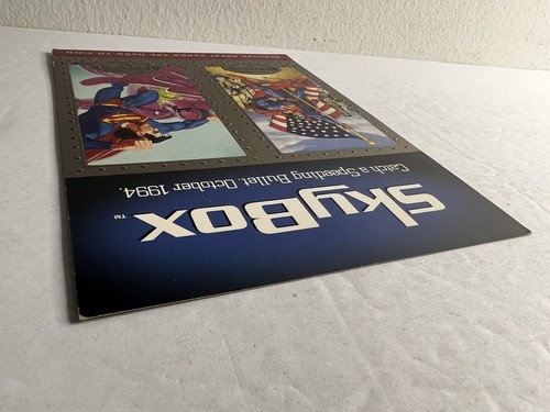 Superman Man of Steel Platinum 5x7 foglio carta promozionale LOTTO: 2 versioni Skybox 1994 - Foto 4 di 11