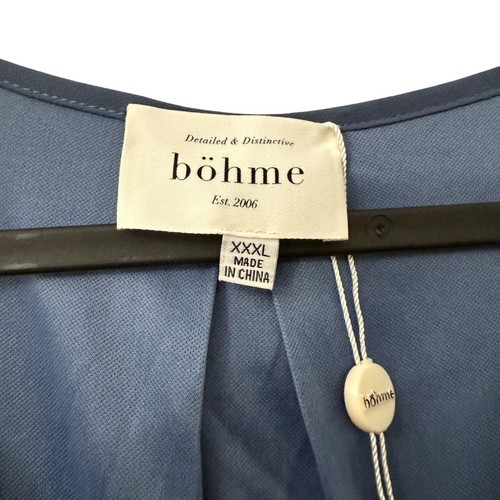 NEW Bohme Slate Blue Veronica Long Sleeve Maxi Dress Womens Size 3XLarge - Picture 7 of 7