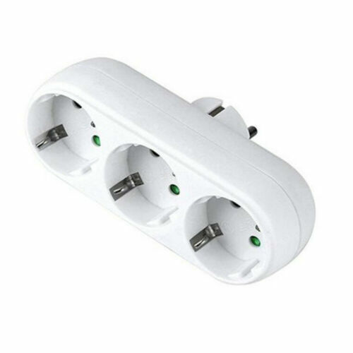 Doppelstecker 3-fach Steckdosen Mehrfachstecker Adapter Steckdosenverteiler DE - Bild 4 von 12