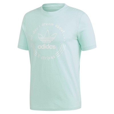 mint green adidas shirt womens