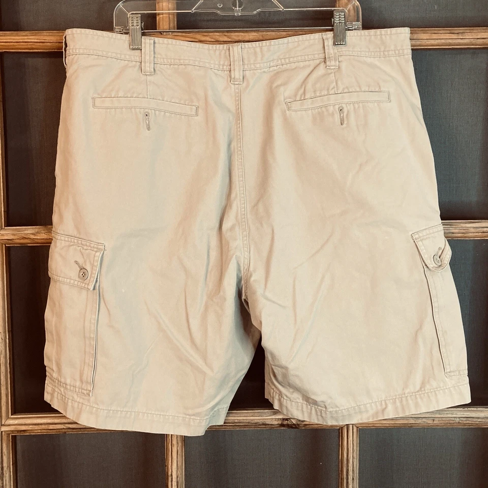 Pantalones cortos cargo Cherokee caqui para hombre, talla 40 Foto 2 de 4