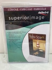 Deflect-o Wall Mount Sign Holder - 11"X 8.50" Mounting Clips & Magnets Included