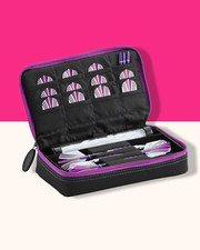 Plazma Dart Case for 3 Darts with Storage for Flights, Tips, and Shafts