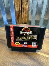 Vintage Jurassic Park Rampage Edition (Sega Genesis, 1994) 16 Bit Video Game