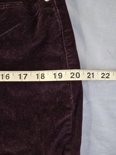 Levi's Classic Straight Purple Corduroy Pants Mid-rise Preppy Academia W32 L30 - Picture 16 of 23