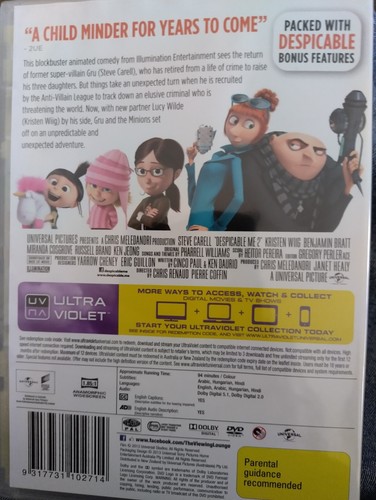 Despicable Me 2 (DVD, 2013) New And Sealed DVD. - Picture 2 of 6