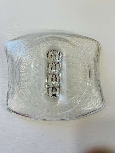 Vintage Hotel Advertising HOLIDAY INN Clear Glass Retro Ashtray - Picture 3 of 3