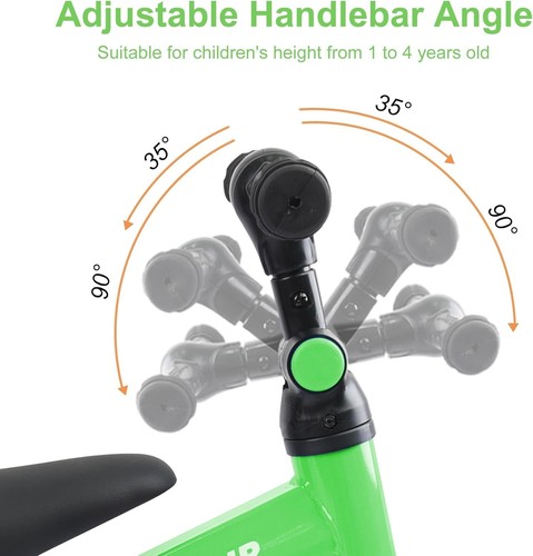 Durable Carbon Steel Toddler Balance Bike - Adjustable Seat for Growing Kids - Picture 5 of 8