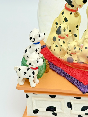 Disney 101 Dalmations Globo di Neve Music Box Suona Crudelia De Ville - Foto 14 di 15