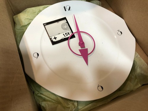 VILLEROY & BOCH ALBA PLATE CLOCK RETRO DECO DESIGN LUDWIG SCHERER - Picture 1 of 12