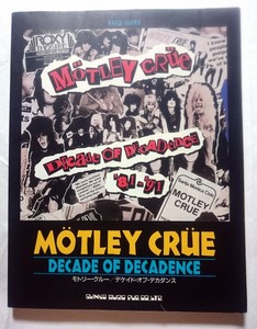 Motley Crue Decade Of Decadence Band Score Japan Guitar Tab Ebay Motley Crue Decade Of Decadence Band Score Japan Guitar Tab Ebay