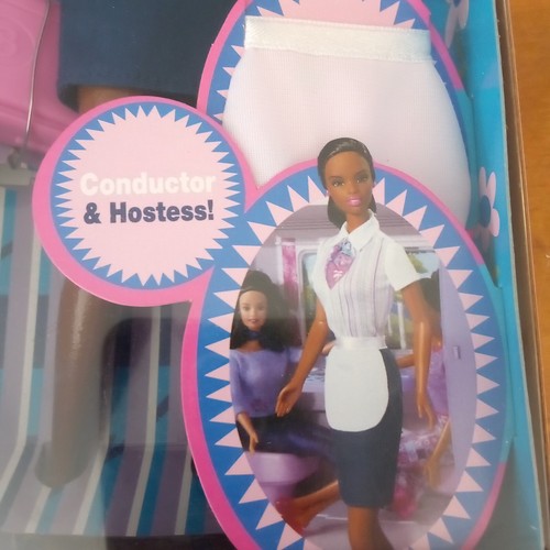 2001 Travel Train Fun African-American Barbie #55808 Matteln Never Been Opened  - Picture 4 of 5
