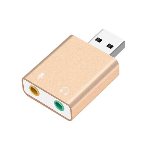 USB auf 3,5 mm Klinke Kopfhörer-Mikrofon-Adapter, externer USB-Audio Soundkarte - Afbeelding 11 van 12