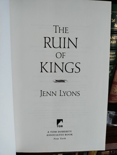 The Ruin of Kings_Jenn LYONS_HCDJ_1st Edition / First Printing_2019_Like New - Imagen 8 de 12