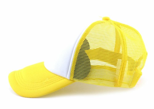 NYFASHION101 Malla en blanco sólida ajustable Snapback Algodón 6-Panel Trucker Hat Cap - Imagen 124 de 125