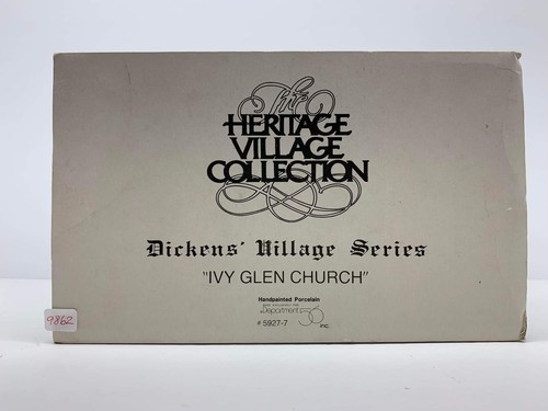 Dept 56 Christmas Dickens Village Heritage Collection “Ivy Glen Church” #5927-7. - Picture 10 of 10