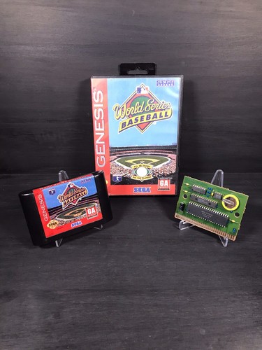 World Series Baseball (Sega Genesis, 1994) No Manual, Authentic And Tested - Picture 1 of 11