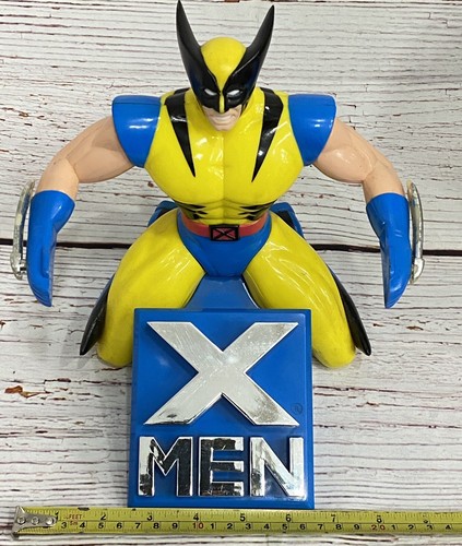 Vintage 1994 Marvel X-Men Wolverine Telephone 90s Rec Sound Open Box - Picture 10 of 13