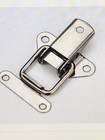 2 x nickle plate toggles + screws clasp suitcase toolbox chest trunk latch lock