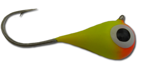 Tungsten Jigs 6mm - #8 Hook Walleye, Crappie, Perch, Bluegill - Glow Paint - Picture 24 of 26