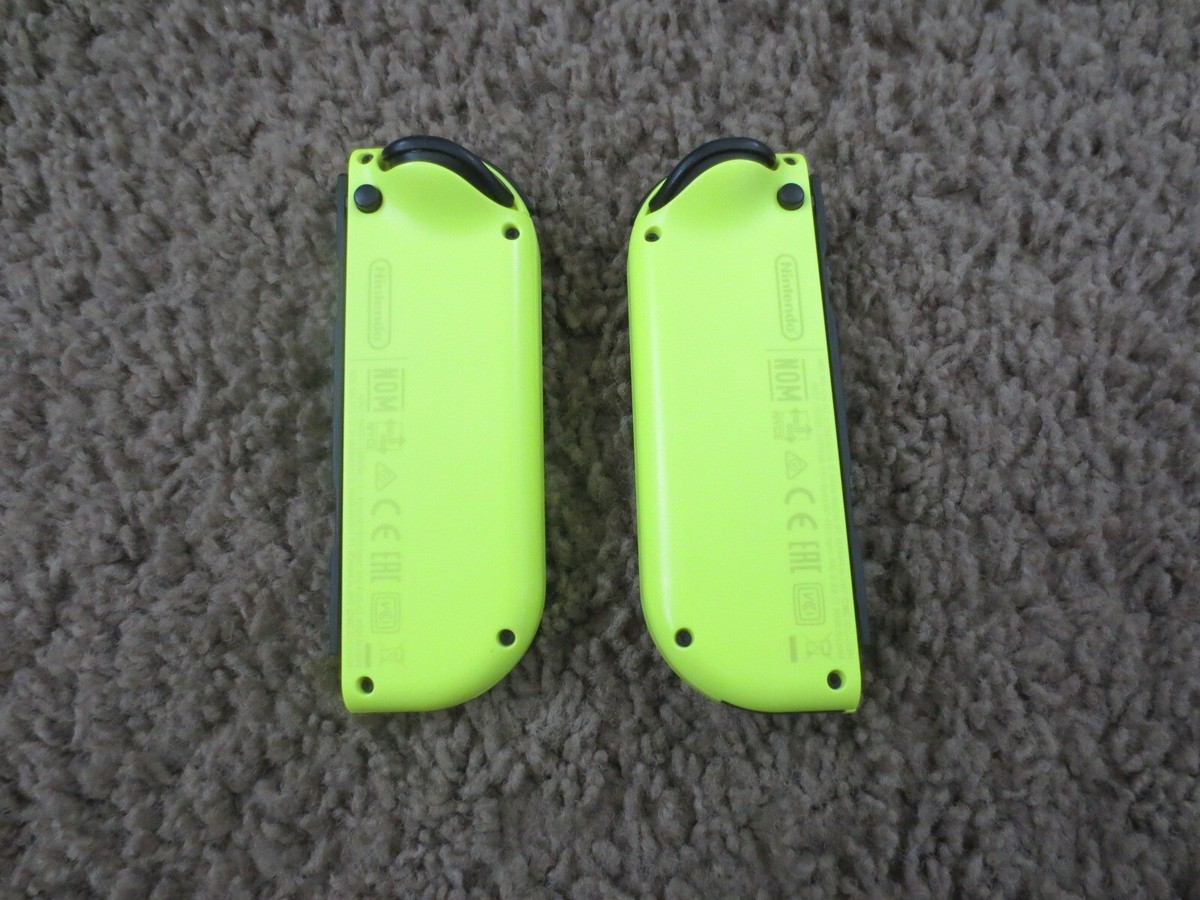 Nintendo Switch Neon Yellow Joy-Con Joy-Cons Controllers L R