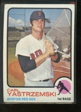 1973 TOPPS #245 CARL YASTRZEMSKI REDSOX VG E013402