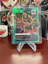 2022-23 Panini Donruss Basketball Rated Rookie Green Lazer #245 Josh Minott