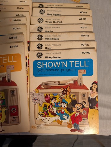GE Show N Tell Phono Viewer & Record Player w/20 Albums - Please Read Desc - Picture 5 of 10
