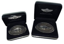Harley Davidson 100th Anniversary Duo Male & Female Belt Buckles COLLECTABLES