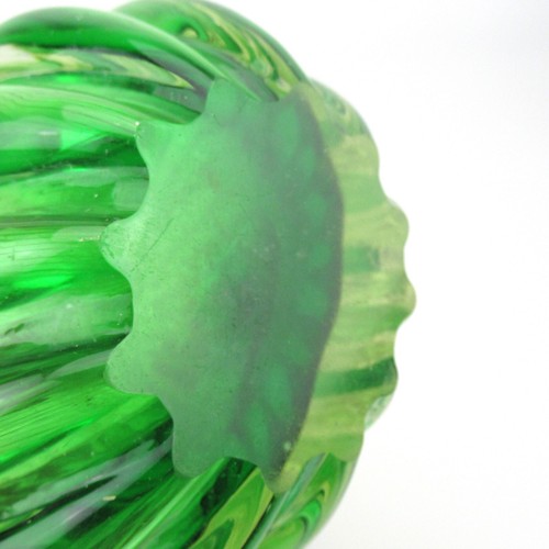 Seguso Vetri d'Arte Glas Vase Rippenvase Flavio Poli Design 1958 Murano 21cm - 第 4/5 張圖片