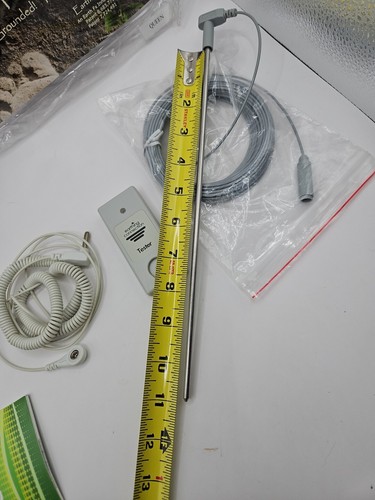 Earthing Sleep System Accessories With Book, Ground Rod & Tester Earth Coil Cord - Picture 6 of 6