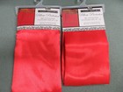 2 Satin Pillow Protector Zippered Pillowcase Pair RED  Better Home BRAND NEW