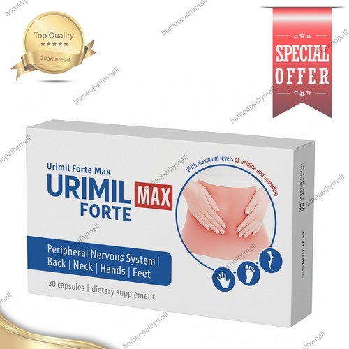 Urimil Forte Max 30 Capsules – Supports Peripheral Nerves, B Vitamins, Magnesium - Picture 5 of 24