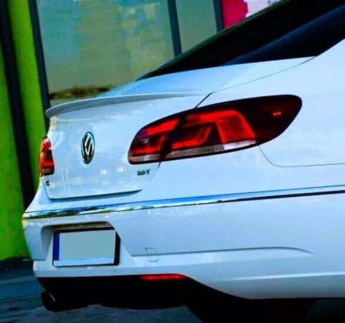 Kit de carrocería alerón labial negro brillante trasero VW Passat CC 2013-2018 - Imagen 7 de 8