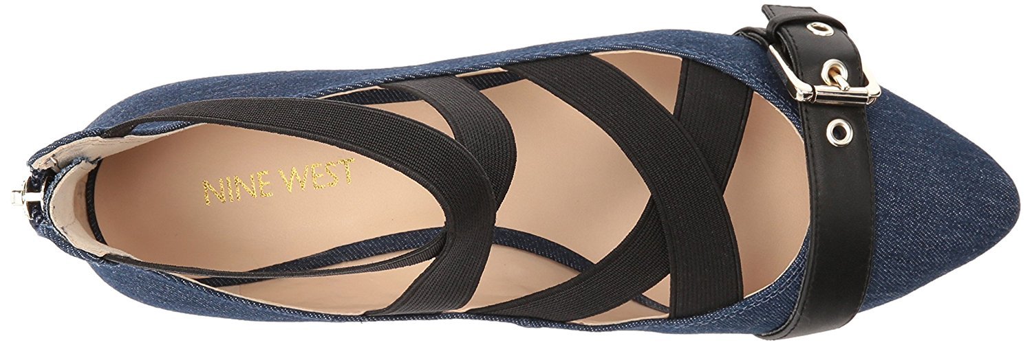 Nine West Damenschuhe Smoak Fabric Pointed Toe Ankle Strap Strap Ankle Slide Flats ca03ee Nine West Damenschuhe Smoak Fabric Pointed Toe Ankle Strap Strap Ankle Slide Flats ca03ee