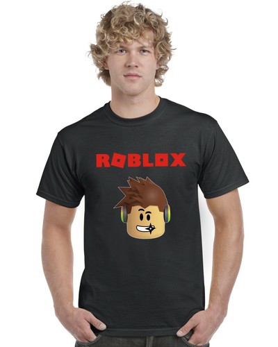 Roblox Face Kids T-Shirt Tee Top Gaming Gamer Boys Girls - Photo 4 sur 11