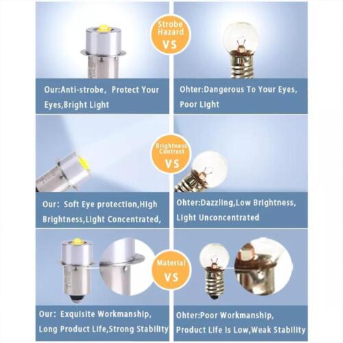 LED Ersatz Upgrade Birne Taschenlampe tragbar ultrahell Taschenlampe Licht V7J8 - Bild 13 von 18