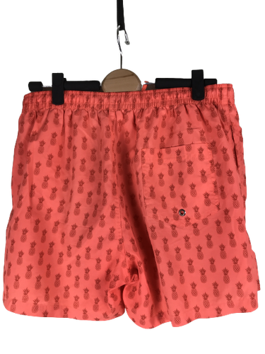 Zara Short Sport Imprimé Fruit Ananas pr Bain Bermuda Homme Top Occasion T L FR - Foto 3 di 9