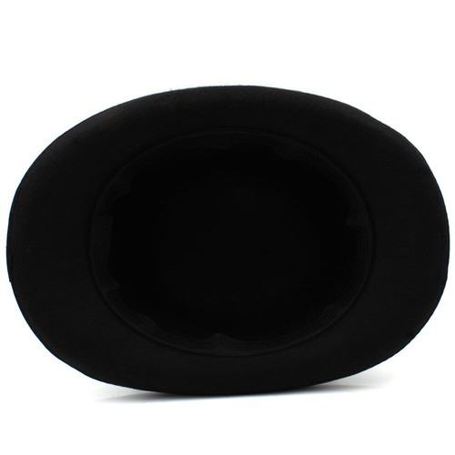Klassische Bowler Hüte Retro Fedora Sonnenhut Jazz Derby Kappen für Herren Damen 7 1/8-7 3/8 - Bild 9 von 29