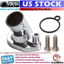 Water Neck For Ford Chrome Thermostat Housing 260 289 302 347 351W O Ring SBF SB