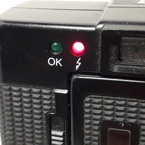 Used Retro Ansco 635 DX 35mm Film Camera Motor Drive Free Focus Auto Flash H.K. - Picture 9 of 24