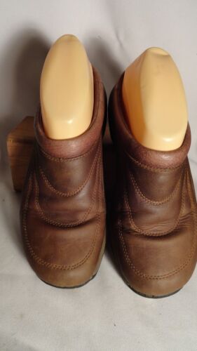 Merrell Jungle Quilted Slide, Brown Leather Mules/Shoes, Womens 7