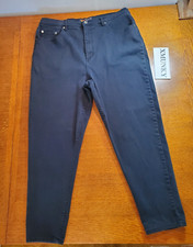 Vintage Route 66 Jeans Size 20A Mom High Rise Heavy Denim Stretch Black