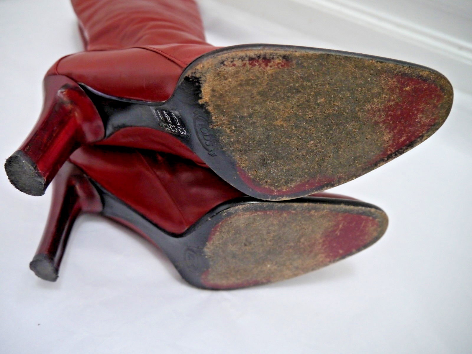 TOD’S dark red leather knee knee knee high boots Italian size 37 0ce93f TOD’S dark red leather knee knee knee high boots Italian size 37 0ce93f