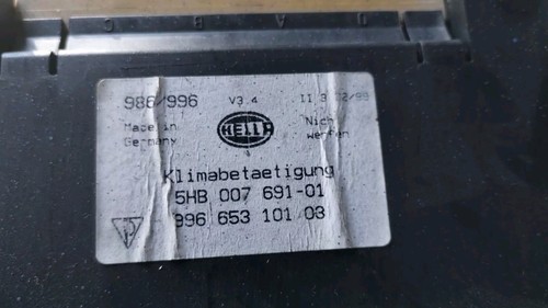 1999-2001 Porsche 911 3.4L 996 Heat and Ac Temperature Controller 99665310103 - Picture 3 of 4