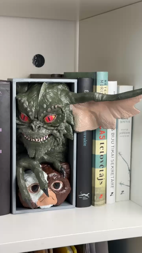 Gremlins Inspired Bookend - 80s Movie Book Nook - Video 1 of 1