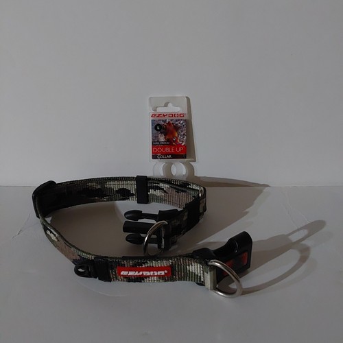 EZY DOG Double Up Collar Green Camo Size Large 15.5" - 23" - NWT - Picture 8 of 19